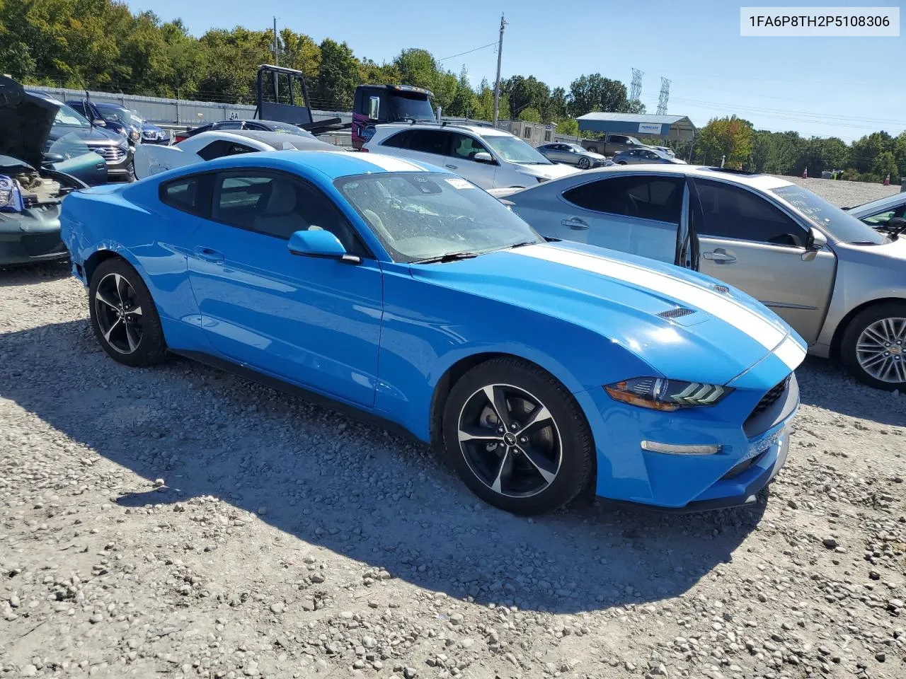 2023 Ford Mustang VIN: 1FA6P8TH2P5108306 Lot: 72722144