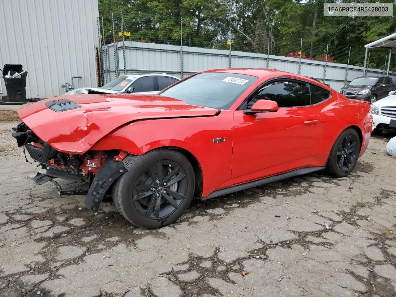 2024 Ford Mustang Gt VIN: 1FA6P8CF4R5428003 Lot: 70466724