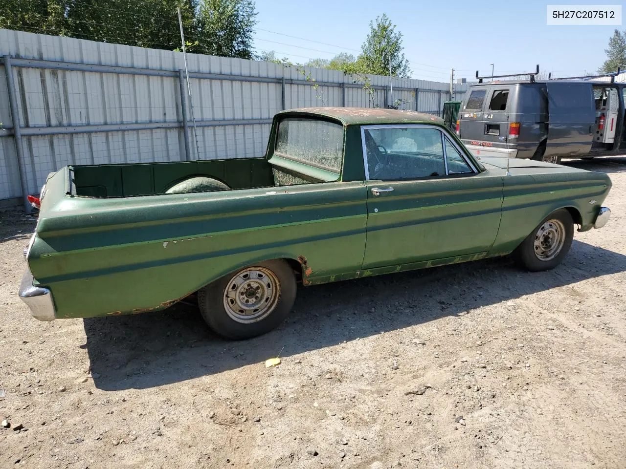 1965 Ford Ranchero VIN: 5H27C207512 Lot: 66357614