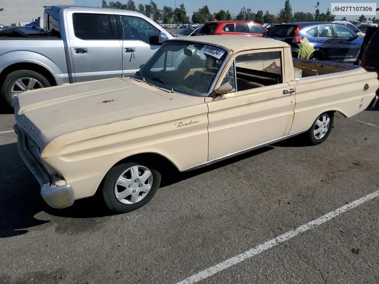 1965 Ford Ranchero VIN: 5H27T107306 Lot: 78108234