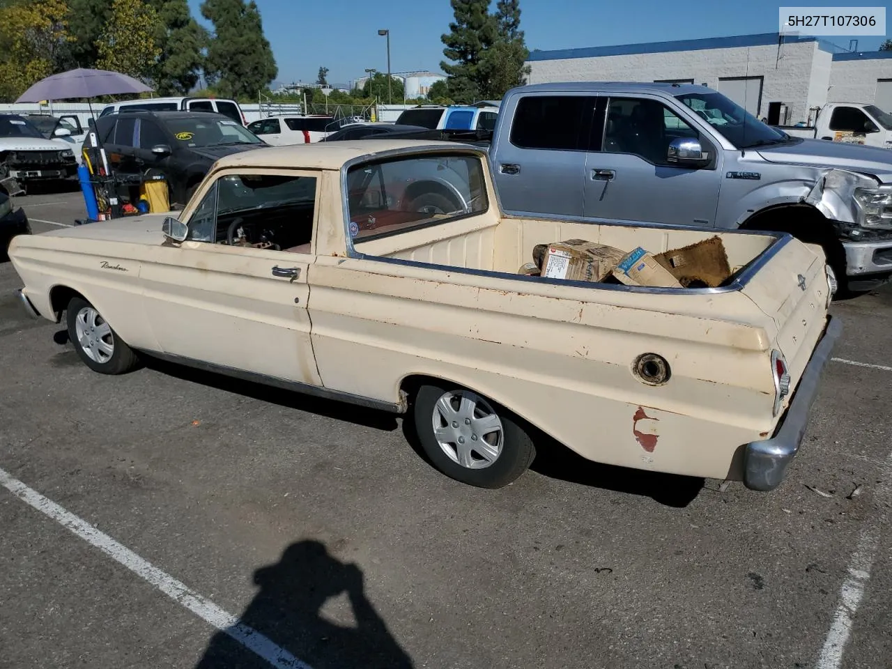 1965 Ford Ranchero VIN: 5H27T107306 Lot: 78108234