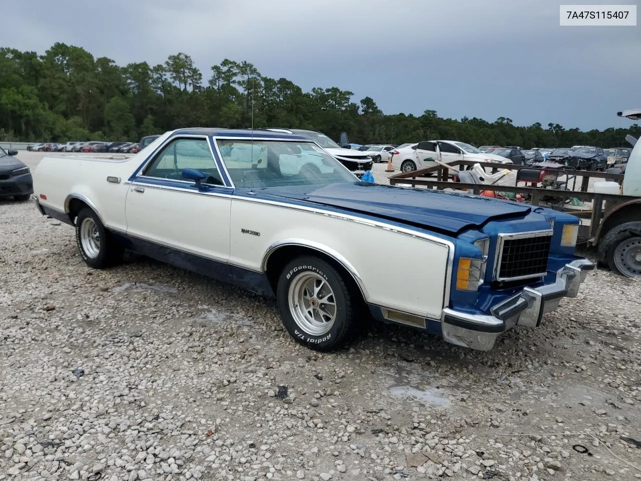 1976 Ford Ranchero VIN: 7A47S115407 Lot: 69270264