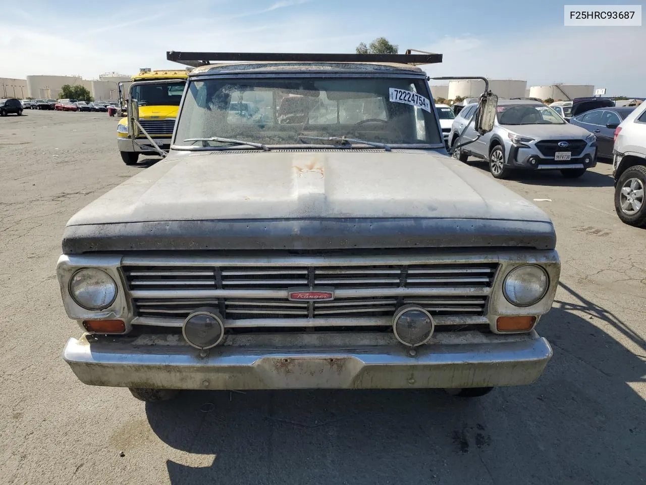 1968 Ford Ranger VIN: F25HRC93687 Lot: 72224754