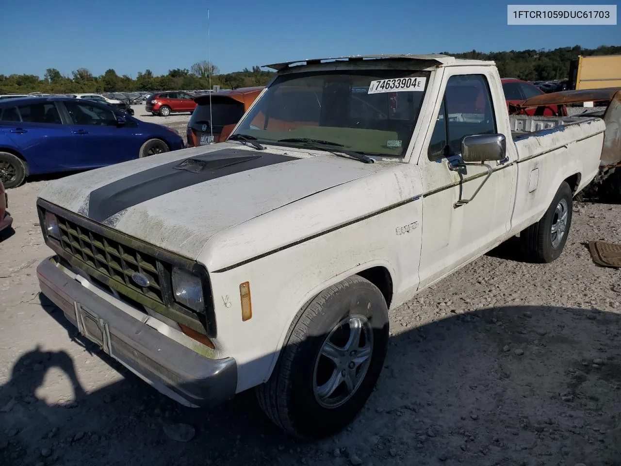 1983 Ford Ranger VIN: 1FTCR1059DUC61703 Lot: 74633904