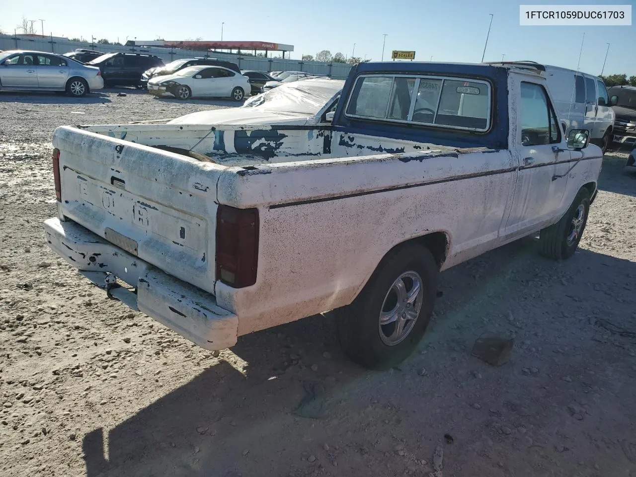 1983 Ford Ranger VIN: 1FTCR1059DUC61703 Lot: 74633904