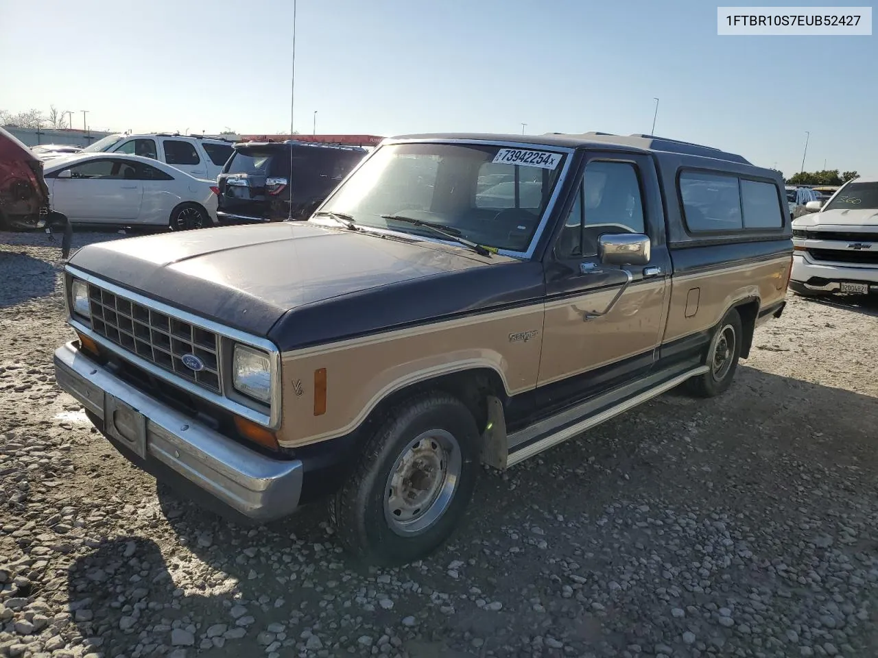 1984 Ford Ranger VIN: 1FTBR10S7EUB52427 Lot: 73942254