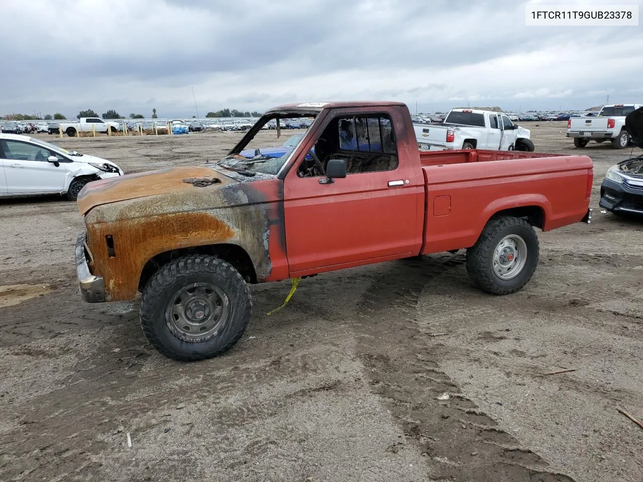 1986 Ford Ranger VIN: 1FTCR11T9GUB23378 Lot: 74385434