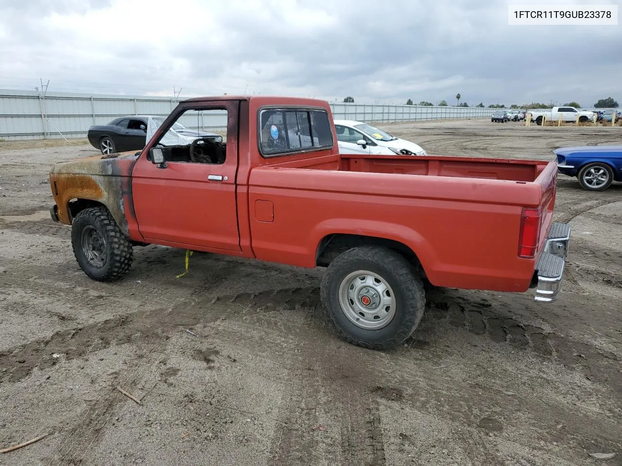 1986 Ford Ranger VIN: 1FTCR11T9GUB23378 Lot: 74385434