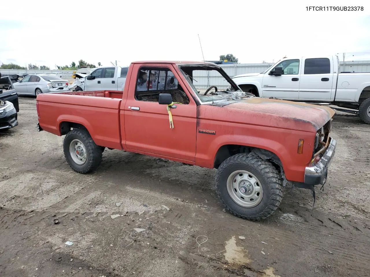 1986 Ford Ranger VIN: 1FTCR11T9GUB23378 Lot: 74385434