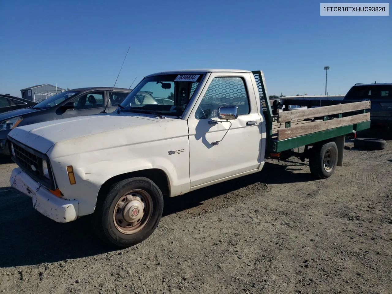 1987 Ford Ranger VIN: 1FTCR10TXHUC93820 Lot: 79346834