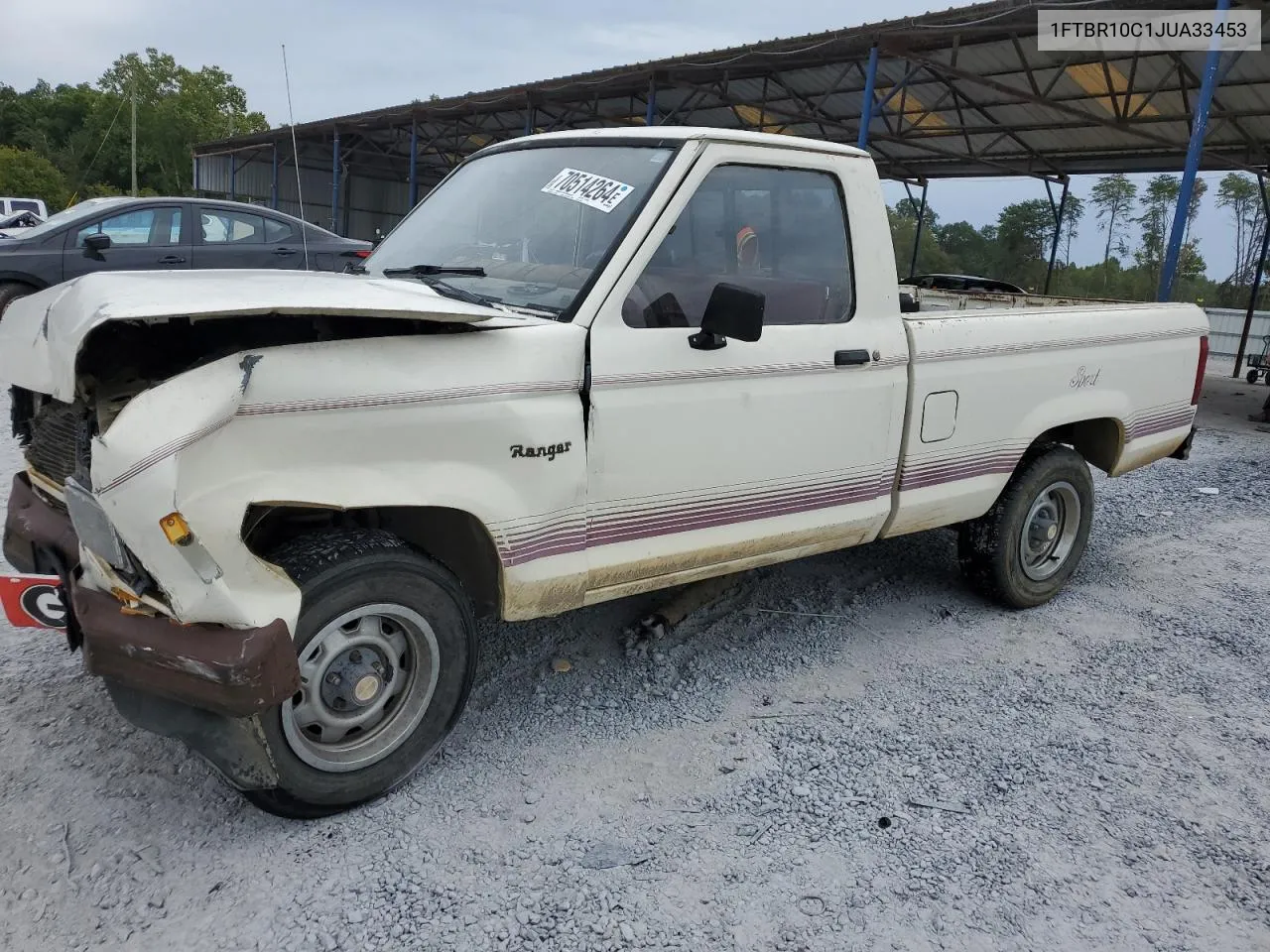 1988 Ford Ranger VIN: 1FTBR10C1JUA33453 Lot: 70514264