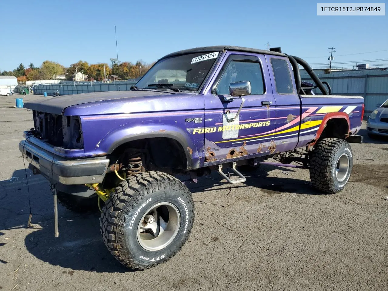 1FTCR15T2JPB74849 1988 Ford Ranger Super Cab