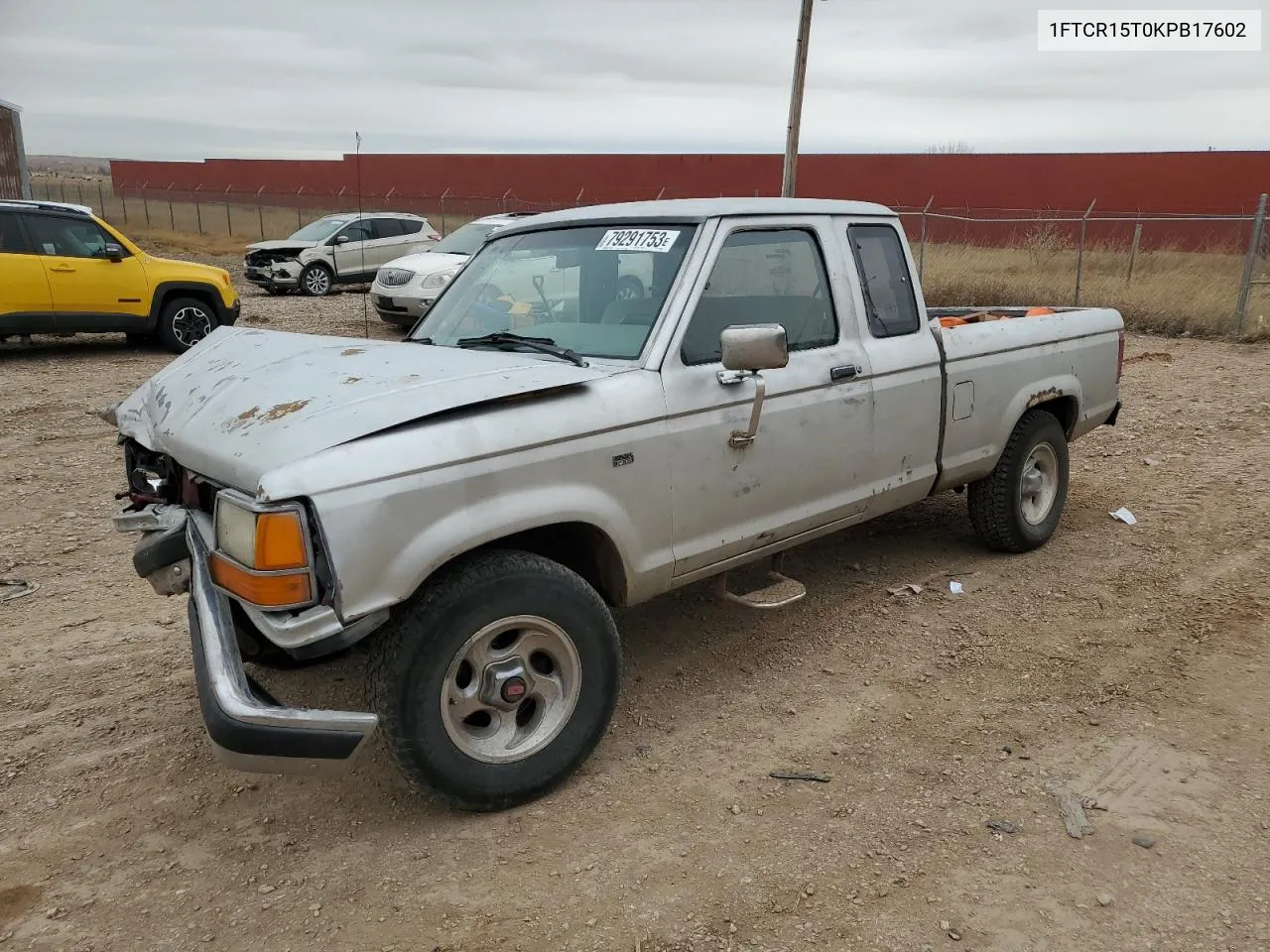 1FTCR15T0KPB17602 1989 Ford Ranger Super Cab