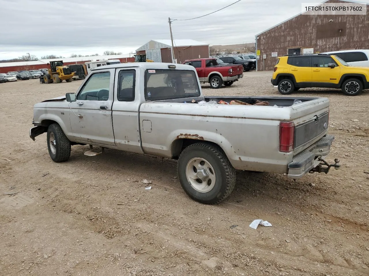 1FTCR15T0KPB17602 1989 Ford Ranger Super Cab