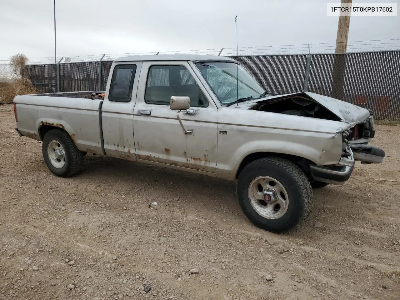 1FTCR15T0KPB17602 1989 Ford Ranger Super Cab