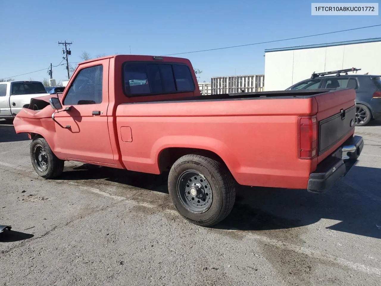 1989 Ford Ranger VIN: 1FTCR10A8KUC01772 Lot: 78860644