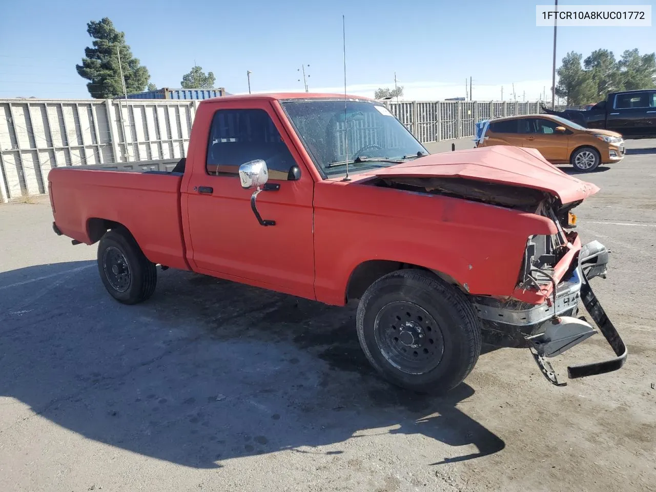 1989 Ford Ranger VIN: 1FTCR10A8KUC01772 Lot: 78860644