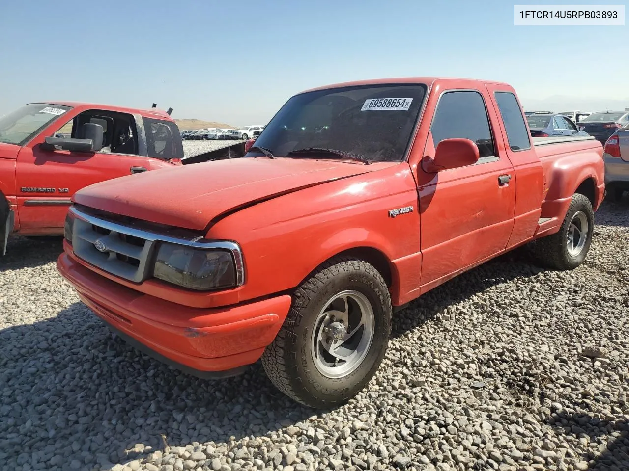 1990 Ford Ranger Super Cab VIN: 1FTCR14U5RPB03893 Lot: 69588654