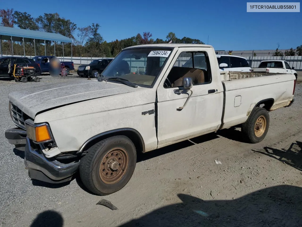 1990 Ford Ranger VIN: 1FTCR10A8LUB55801 Lot: 75964134