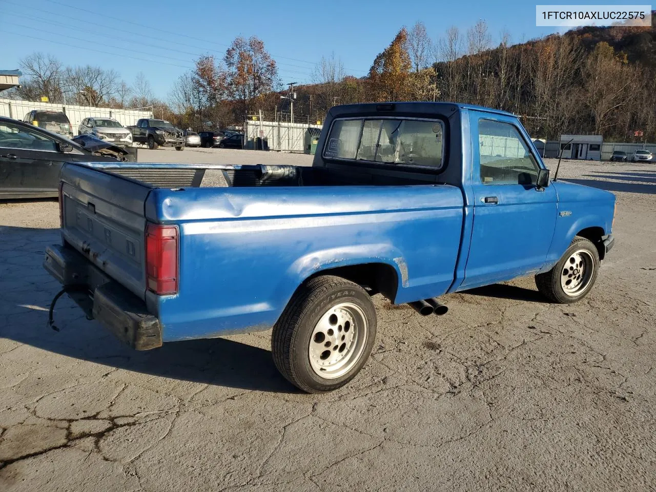 1990 Ford Ranger VIN: 1FTCR10AXLUC22575 Lot: 78696144