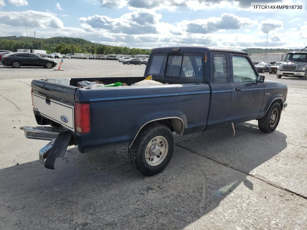 1991 Ford Ranger Super Cab VIN: 1FTCR14X4MPB18730 Lot: 71754514