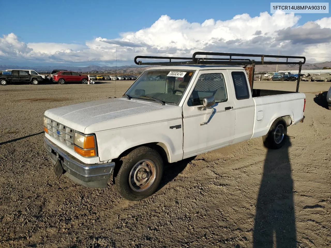 1991 Ford Ranger Super Cab VIN: 1FTCR14U8MPA90310 Lot: 78332474