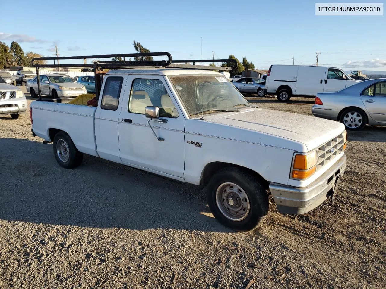 1991 Ford Ranger Super Cab VIN: 1FTCR14U8MPA90310 Lot: 78332474