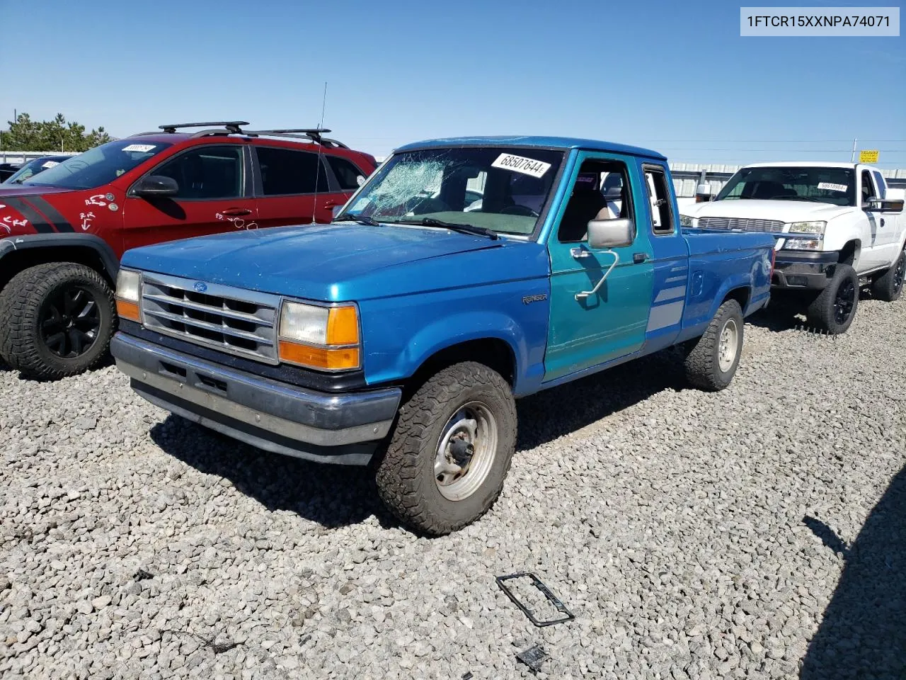 1992 Ford Ranger Super Cab VIN: 1FTCR15XXNPA74071 Lot: 68507644