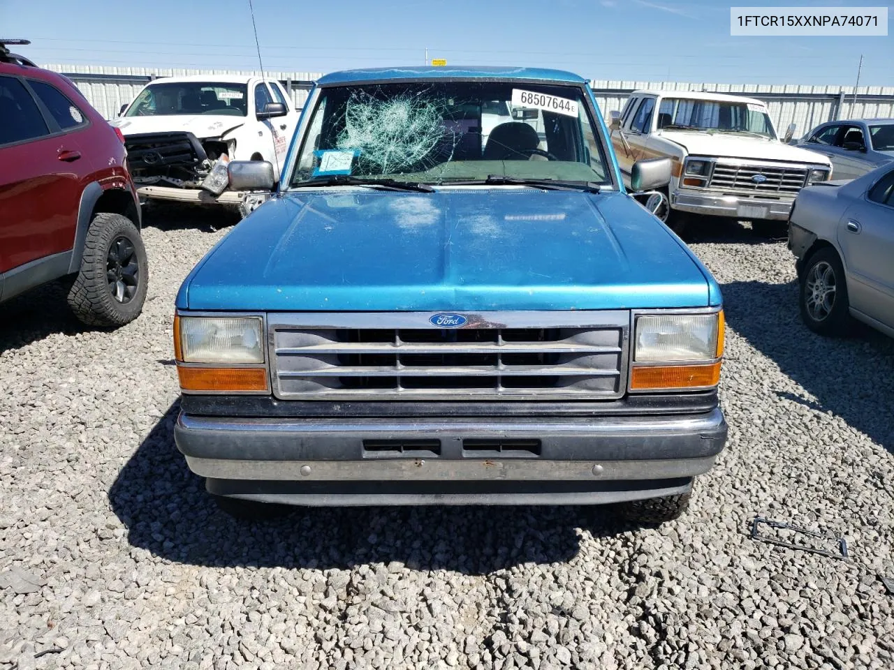 1992 Ford Ranger Super Cab VIN: 1FTCR15XXNPA74071 Lot: 68507644