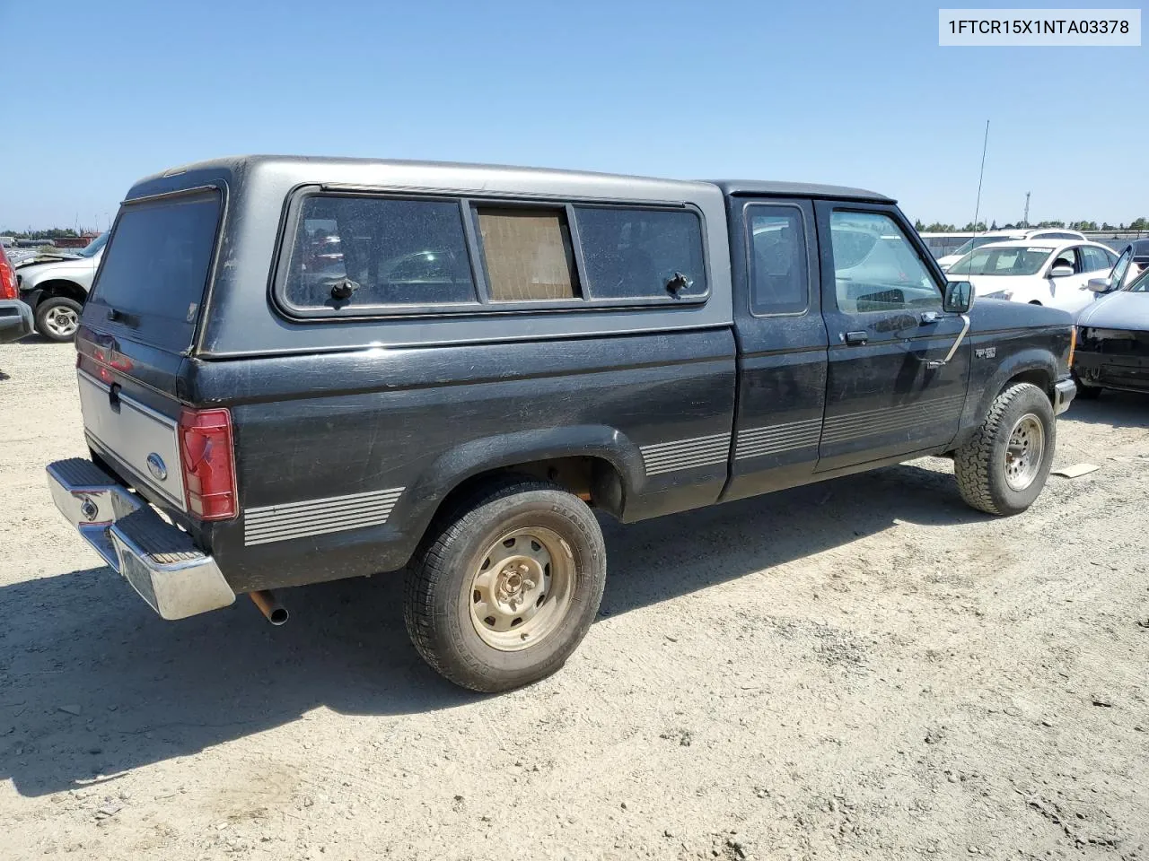 1992 Ford Ranger Super Cab VIN: 1FTCR15X1NTA03378 Lot: 68738084