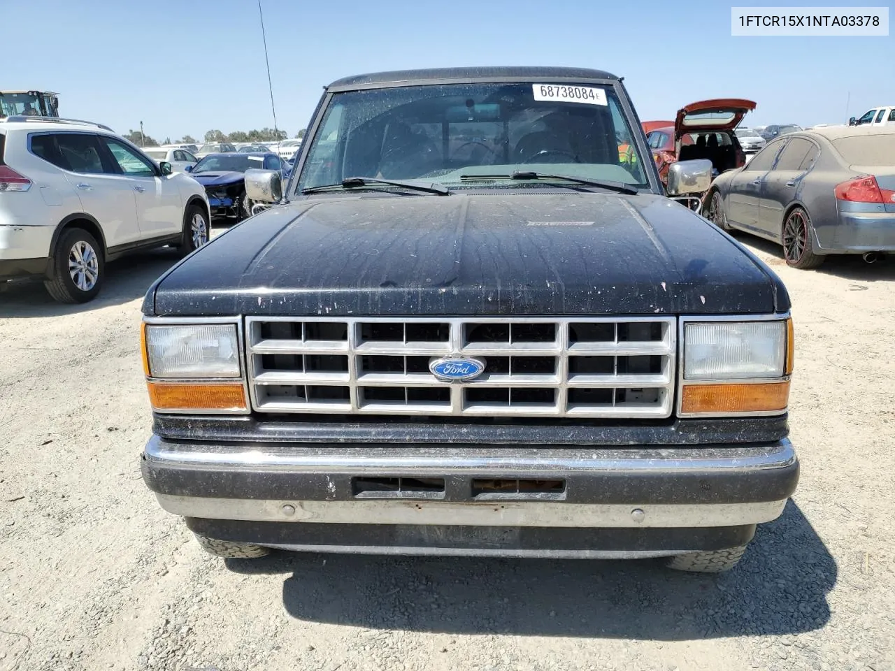 1992 Ford Ranger Super Cab VIN: 1FTCR15X1NTA03378 Lot: 68738084