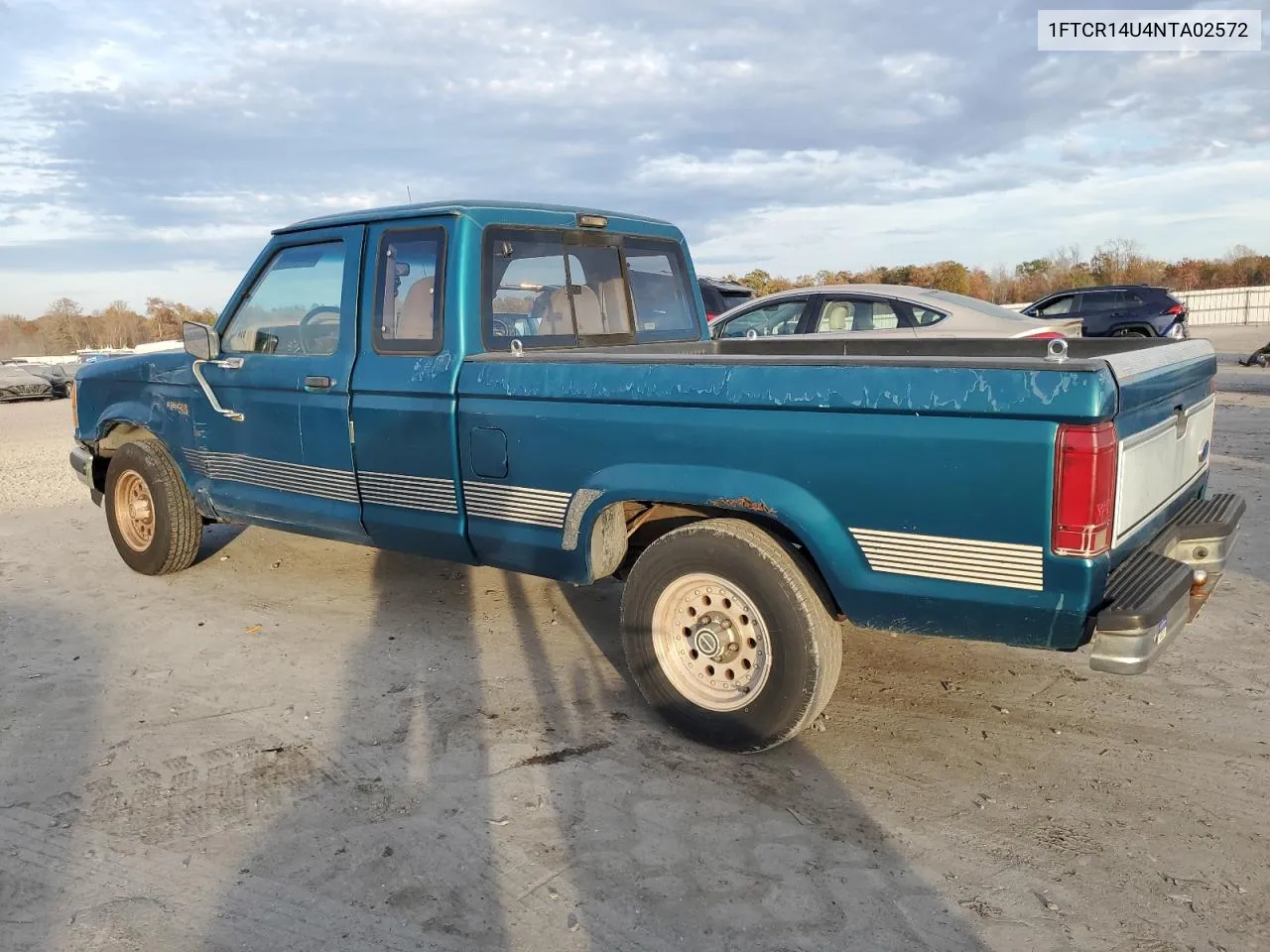 1992 Ford Ranger Super Cab VIN: 1FTCR14U4NTA02572 Lot: 77443844