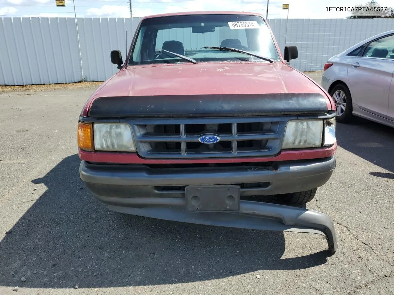 1993 Ford Ranger VIN: 1FTCR10A7PTA45527 Lot: 68735514