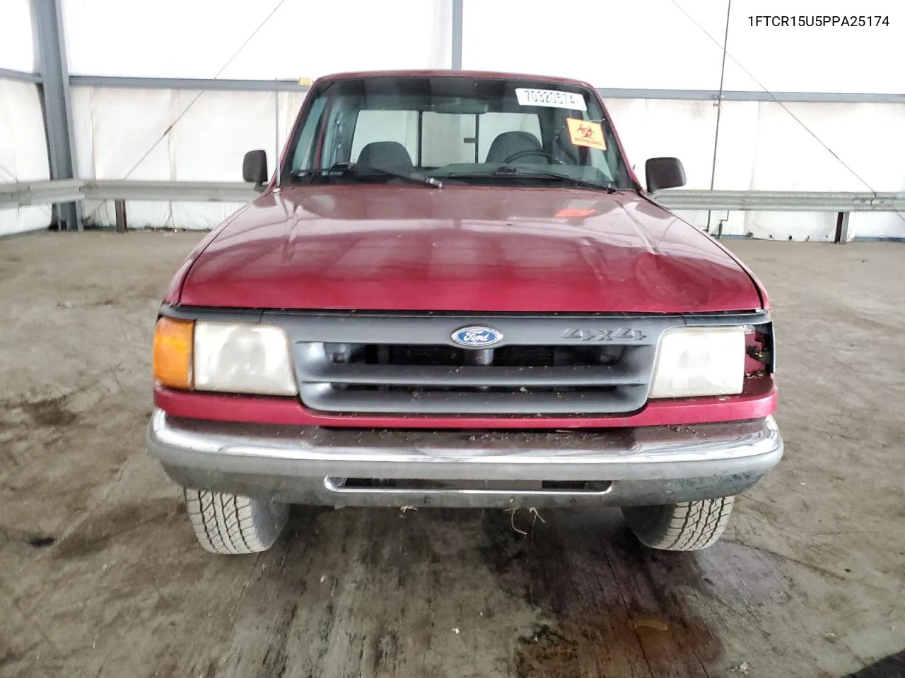 1993 Ford Ranger Super Cab VIN: 1FTCR15U5PPA25174 Lot: 70320574