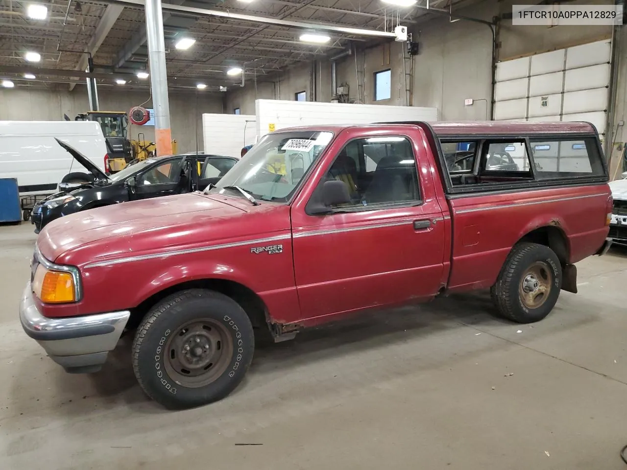 1993 Ford Ranger VIN: 1FTCR10A0PPA12829 Lot: 75096044