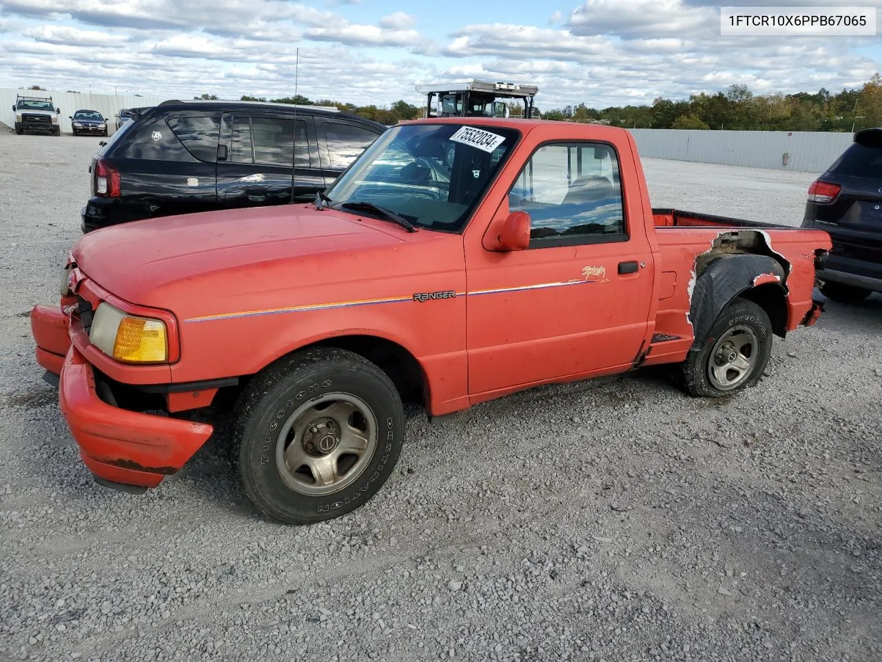 1993 Ford Ranger VIN: 1FTCR10X6PPB67065 Lot: 75532034