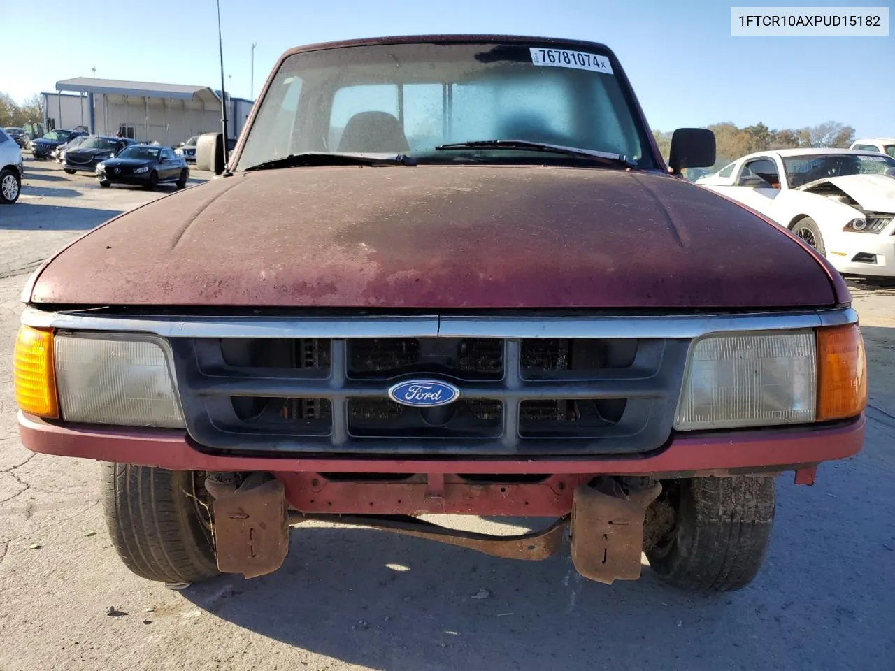 1993 Ford Ranger VIN: 1FTCR10AXPUD15182 Lot: 76781074