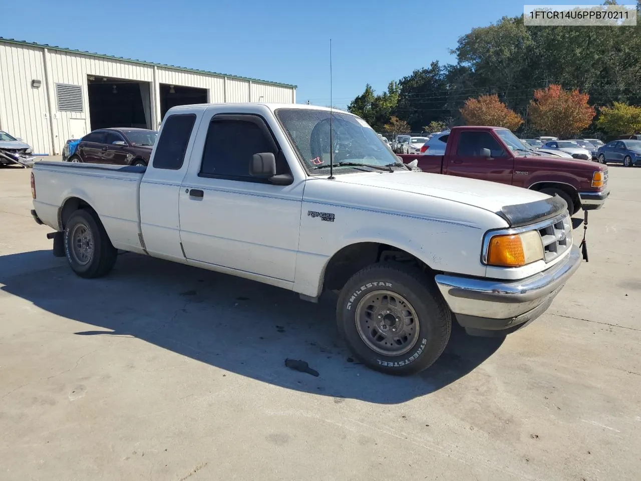 1993 Ford Ranger Super Cab VIN: 1FTCR14U6PPB70211 Lot: 76870984