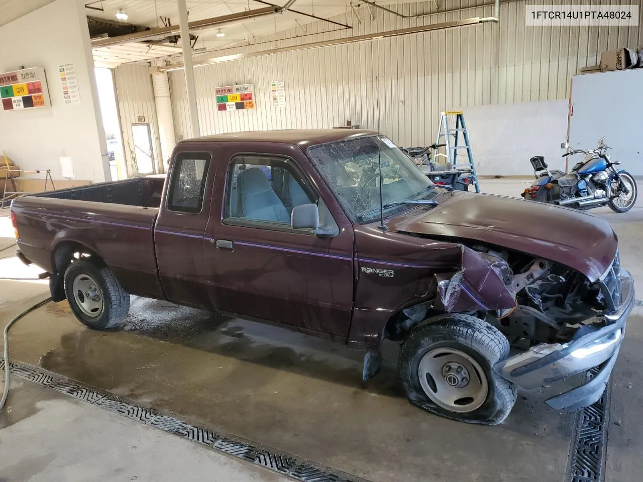 1993 Ford Ranger Super Cab VIN: 1FTCR14U1PTA48024 Lot: 77477104