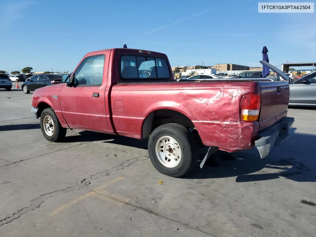 1993 Ford Ranger VIN: 1FTCR10A3PTA62504 Lot: 77796834