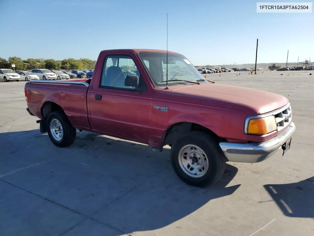 1993 Ford Ranger VIN: 1FTCR10A3PTA62504 Lot: 77796834