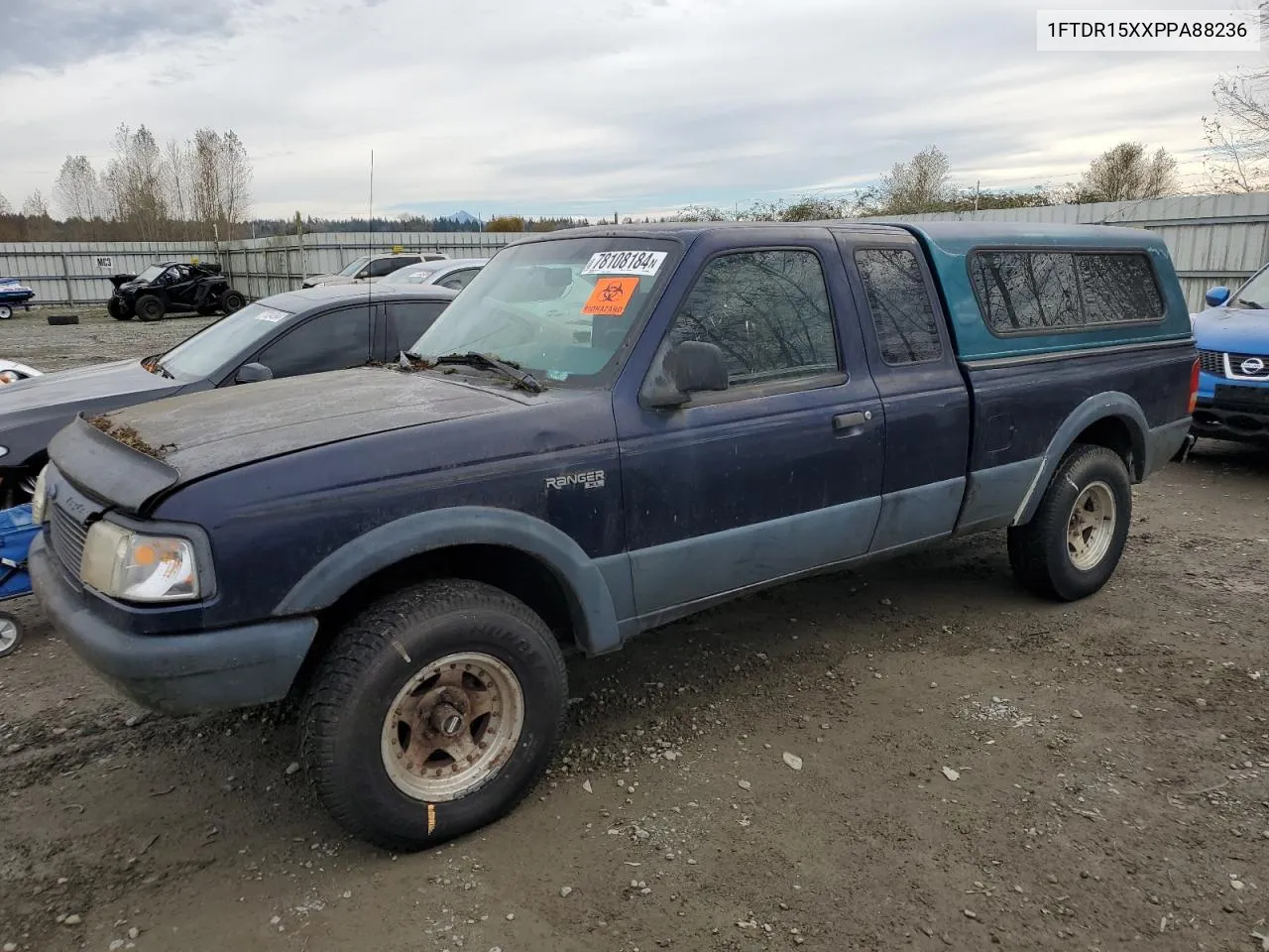 1993 Ford Ranger Super Cab VIN: 1FTDR15XXPPA88236 Lot: 78108184