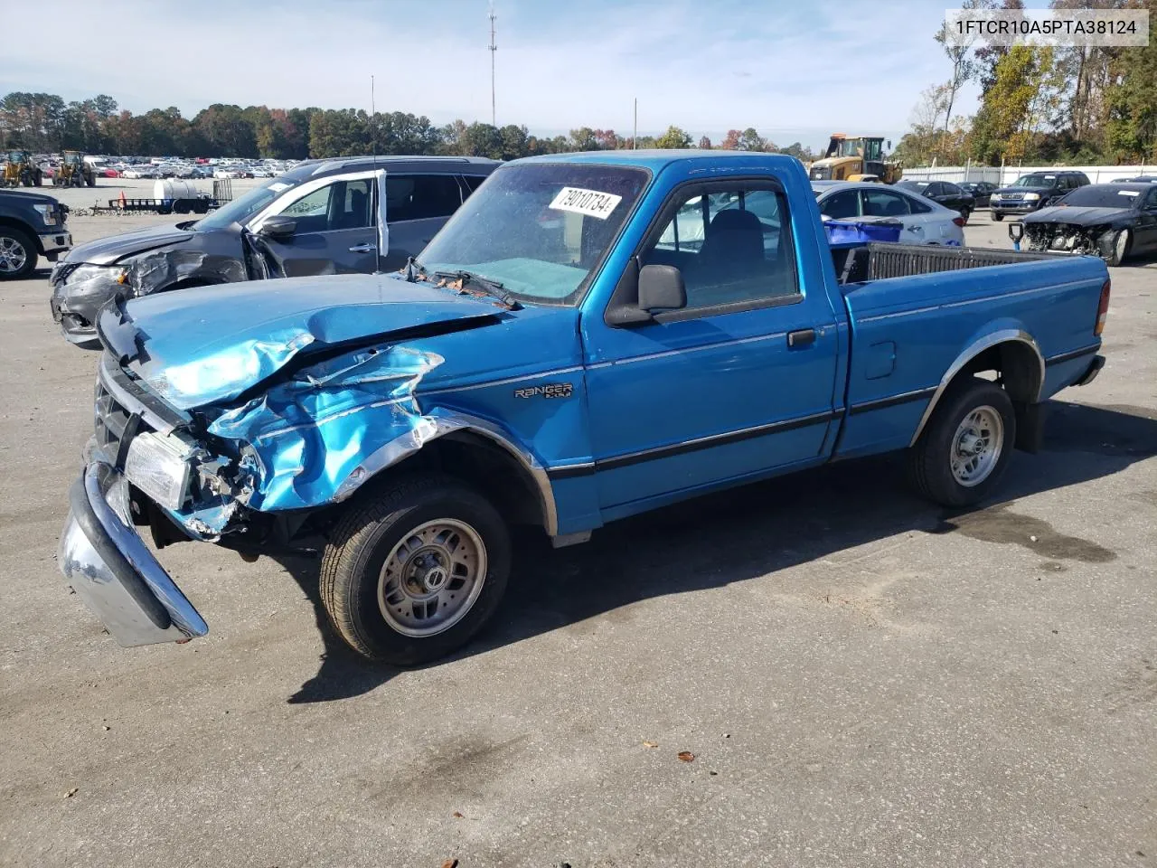 1993 Ford Ranger VIN: 1FTCR10A5PTA38124 Lot: 79010734