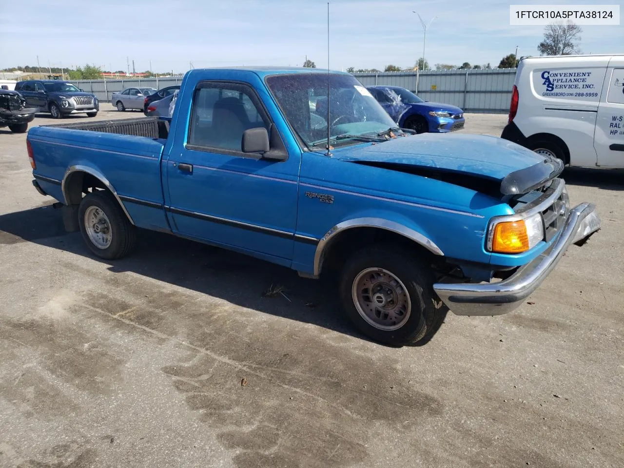 1993 Ford Ranger VIN: 1FTCR10A5PTA38124 Lot: 79010734