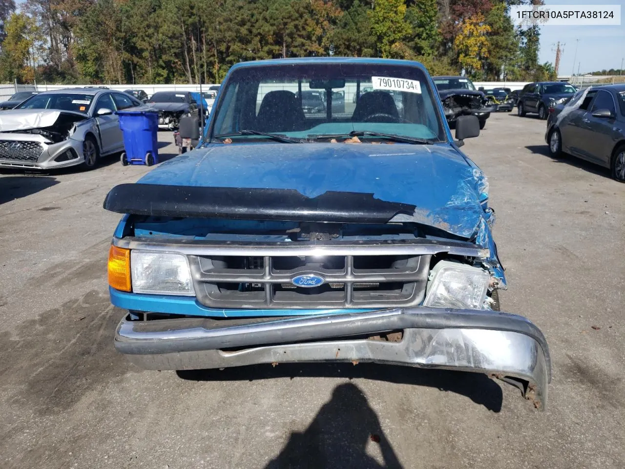 1993 Ford Ranger VIN: 1FTCR10A5PTA38124 Lot: 79010734