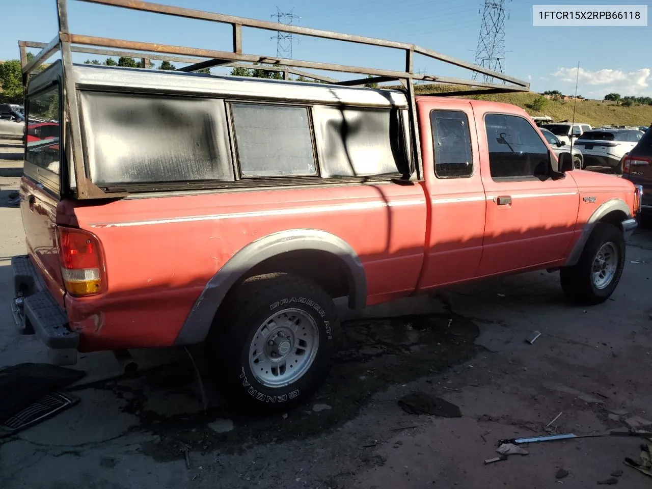 1994 Ford Ranger Super Cab VIN: 1FTCR15X2RPB66118 Lot: 69262254