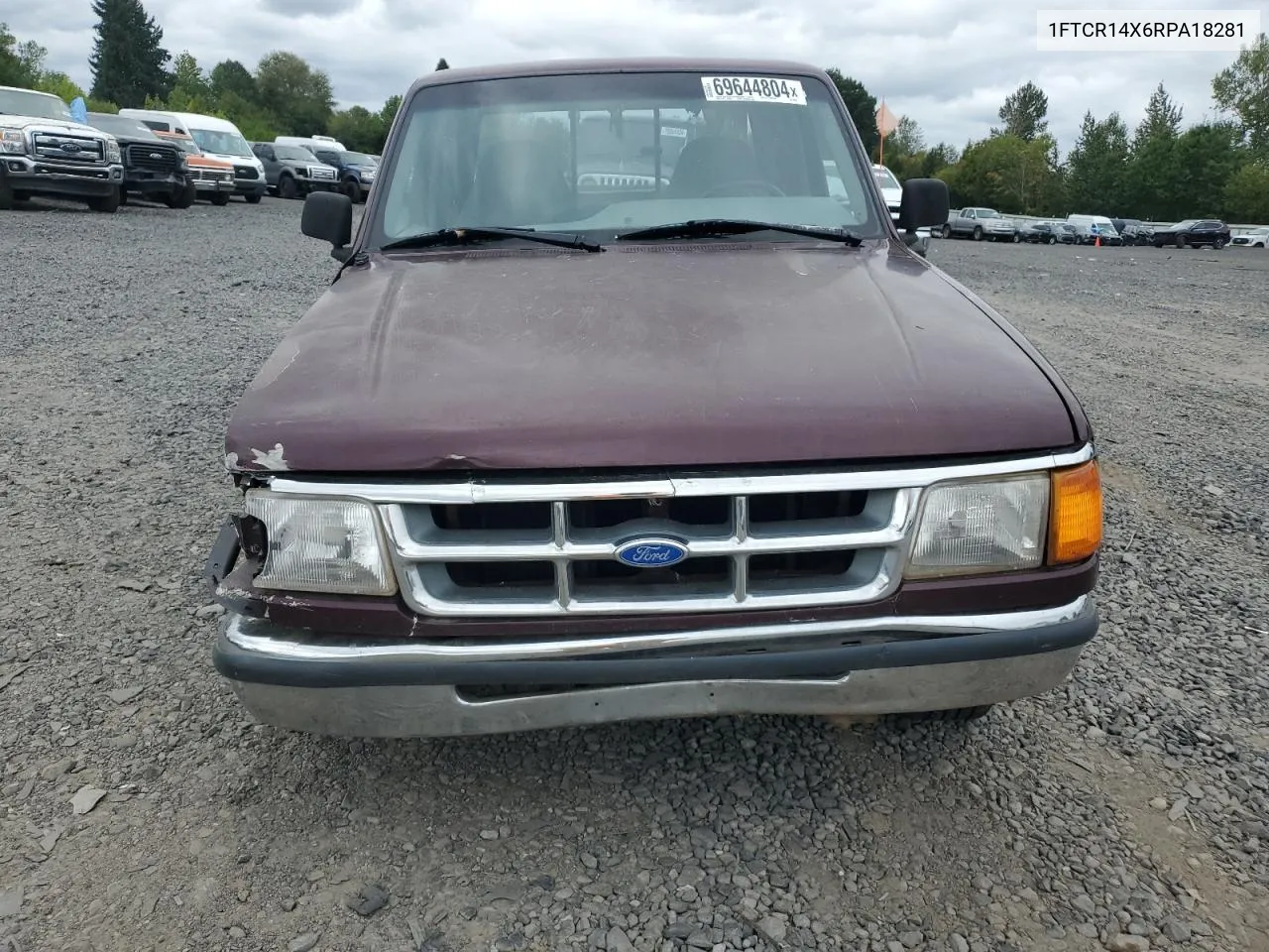 1994 Ford Ranger Super Cab VIN: 1FTCR14X6RPA18281 Lot: 69644804