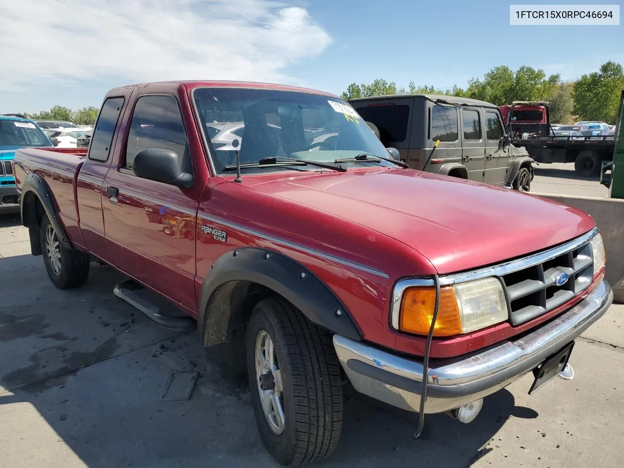 1994 Ford Ranger Super Cab VIN: 1FTCR15X0RPC46694 Lot: 71316384