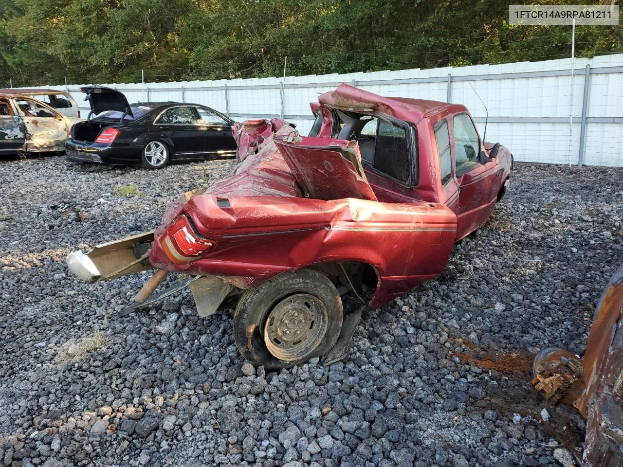 1994 Ford Ranger Super Cab VIN: 1FTCR14A9RPA81211 Lot: 71933434