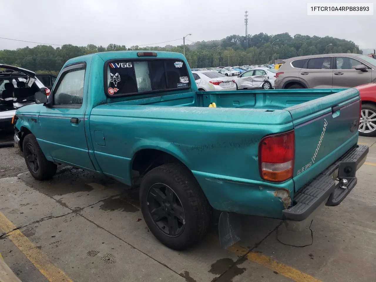 1994 Ford Ranger VIN: 1FTCR10A4RPB83893 Lot: 73578864